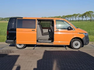 Volkswagen Transporter T6.1 L2H2 Dubbel Cabine Airco 150Pk Automaat Trekhaak Deuren 1e Eigenaar NAP Euro6! - afbeelding nr 13