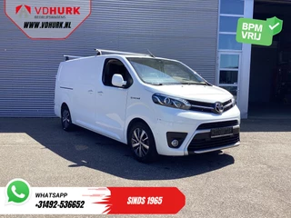 Toyota ProAce Electric Worker L3 75 kWh 345km WLTP 2x Schuifdeur/ LED/ Head-Up/ Snellader/ Keyless/ Stoelverw./ Carplay/ Navi/ Camera/ Climate/ PDC/ LMV/ Cruise/ Trekhaak