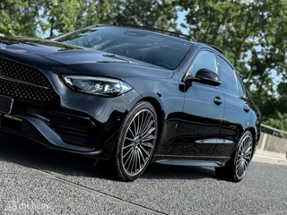Mercedes-Benz C-Klasse Mercedes C-klasse C180 AMG Line | Pano | 19 inch | Leder - afbeelding nr 10