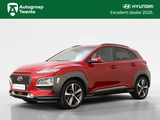 Hyundai Kona Hyundai Kona 1.0 T-GDI Premium | Achteruitrijcamera | Leder | Parkeer sensore - afbeelding nr 1