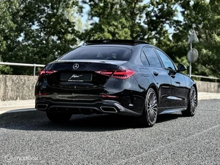 Mercedes-Benz C-Klasse Mercedes C-klasse C180 AMG Line | Pano | 19 inch | Leder - afbeelding nr 2