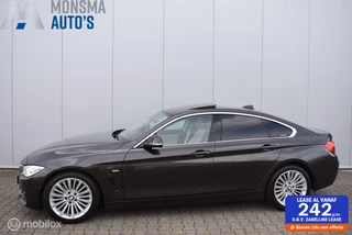 BMW 4 Serie BMW 420i Gran Coupé Luxury Jatoba Schuifdak HUD 360° Camera HiFi Keyless M-Stuurwiel Zeer mooi! - afbeelding nr 1