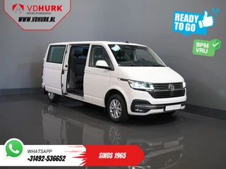 Volkswagen Transporter Volkswagen Transporter 2.0 TDI 150 pk Aut. L2 DC Dubbel Cabine BPM VRIJ! Ready2Go 2xSchuifdeur/ Adapt Cruise/ LED/ Standkachel/ Stoelverw./ Carplay/ Camera/ LMV - afbeelding nr 9