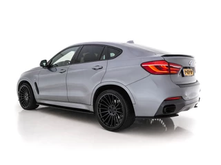 BMW X6 Aut. *PANO | DAKOTA-FULL-LEATHER | FULL-LED | MEMORY-PACK | HARMAN/KARDON-AUDIO | SHIFT-PADDLES | KEYLESS | SURROUND-VIEW | NAVI-FULLMAP | HEAD-UP | DAB | SPORT-SEATS | 22''ALU* - afbeelding nr 4