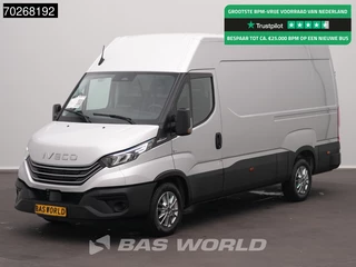 Iveco Daily 35S21 BPM VRIJ! 3.0L Automaat 210PK 3,5t Trekhaak ACC LED Camera Parkeersensoren Tacho Euro6 L2 12m3 Airco Trekhaak