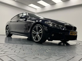 BMW 4 Serie BMW 4-serie Gran Coupé 420i Automaat-Msport-H&K-Panoramadak-Leder-Navigatie-Cr.contr-Clima-Stoelverwarming-Lm19''velgen-Parkeersensoren-Elek.achterklep - afbeelding nr 10