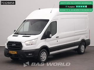 Ford Transit 130pk Hoog Dak L3H3 ACC Navi Trekhaak Airco Camera CarPlay Parkeersensoren v+a Euro6 L3 High Roof Hohes Dach Airco Trekhaak