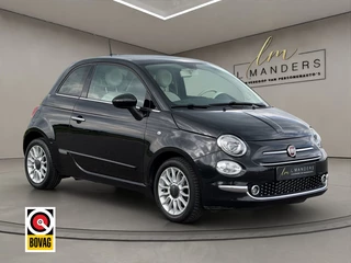 Fiat 500 1.2 Lounge 2019 ZWART | Panoramadak | Apple CarPlay | Benzine |