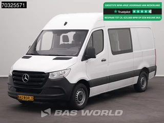 Mercedes-Benz Sprinter 314 CDI Automaat Dubbel Cabine L2H2 3,5t Trekhaak Airco Cruise Camera MBUX CarPlay Euro6 DC Doka Mixto Airco Trekhaak Cruise control