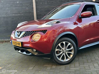 Nissan Juke Nissan Juke 1.6 Tekna AUTOMAAT Schuif-Kantel dak / Clima / Vol Leder / 96.113 KM 1e eig. - afbeelding nr 2