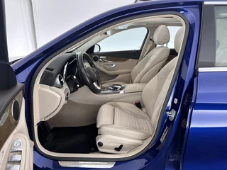 Mercedes-Benz C-Klasse Aut. *PANO | FULL-LED | 1/2-LEATHER | SPORT-SEATS | NAVI-FULLMAP | HEATED-SEATS | ECC | PDC | CRUISE | 17''ALU* - afbeelding nr 9