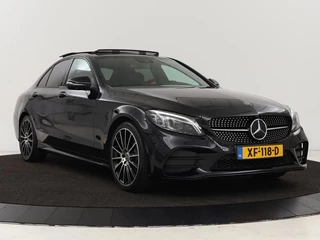 Mercedes-Benz C-Klasse Mercedes-Benz C-klasse 180 Business Solution AMG | Panoramadak | Leder | Stoelverwarming | Cruise control | 360 Camera | Elektrische achterklep | Carplay | Burmester - afbeelding nr 37