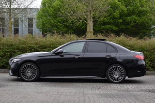 Mercedes-Benz C-Klasse Mercedes-Benz C-klasse 300 e Luxury Line AMG Line Pano HUD Lane BURM. Stoelventi. Massage - afbeelding nr 4