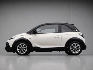 Opel ADAM 1.0 Turbo Rocks Sport Cabrio (SCHUIFDAK,AIRCO,CRUISE,BLACK/WHITE EDITION,GETINT,LED,SPORTSTOELEN,LM VELGEN,NETTE STAAT)
