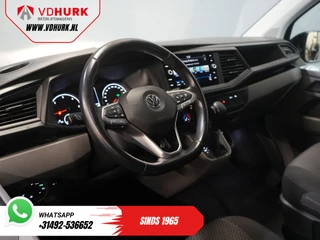 Volkswagen Transporter Volkswagen Transporter T6.1 2.0 TDI 150 pk DSG Aut. L2 DC Dubbel Cabine (DEMO) BPM VRIJ! Adapt. Cruise/ 2.5t Trekhaak/ NAVI/ Carplay/ PDC/ LMV/ Airco - afbeelding nr 14