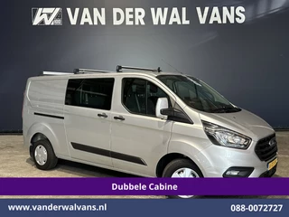 Ford Transit Custom 2.0 TDCI 131pk L2H1 Dubbele Cabine Euro6 Airco | 6-Zits | Camera | Navigatie | Apple Carplay | LED | Cruisecontrol