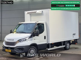 Iveco Daily 35S18 BPM VRIJ! 3.0L Laadklep Koelwagen Vriezer Thermoking V-200 MAX 220V stekker -18 LED Navi Airco ACC Koel Koeler Kühler Kühlwagen Kühlkoffer Vries Frigo Bakwagen Airco