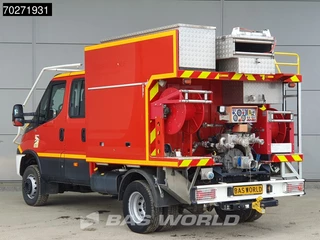 Iveco Daily Iveco Daily 70C17 4x4 Achleitner Firetruck Brandweerwagen AWD Allrad Camper 1200liter Airco Dubbel cabine Trekhaak Cruise control - afbeelding nr 2