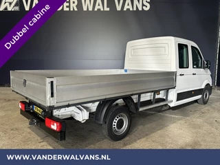Volkswagen Crafter Volkswagen Crafter 2.0 TDI 140 pk Pick up Open laadbak Dubbele Cabine Euro6 Airco | 7-Zits | Navigatie | 2800kg Trekhaak Apple Carplay, Android Auto, Cruisecontrol, Chauffeursstoel - afbeelding nr 16
