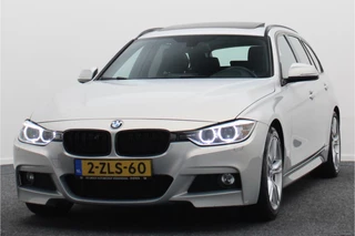BMW 3 Serie Leer, Panoramadak, Cruise, Navigatie, Verwarmde Stoelen, Trekhaak, 18'' - afbeelding nr 26