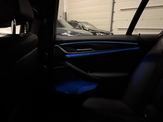 BMW 5 Serie BLUESTONE-METALLIC/PANO/H&K/HEAD-UP/LASER/KEYLESS/DISPLAY-KEY/CARPLAY/STANDKACHEL/SHADOW-LINE/PRIVACY/NET OH BEURT GEHAD BIJ BMW DEALER - afbeelding nr 38