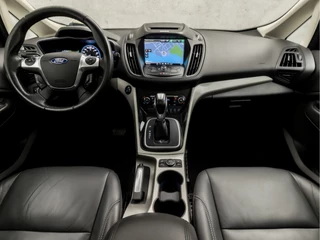 Ford C-MAX Ford C-MAX 2.0 Plug-in Hybrid Titanium Plus 185Pk Automaat (PANORAMADAK, GROOT NAVI, CLIMATE, CAMERA, LEDEREN SPORTSTOELEN, GETINT GLAS, ELEK ACHTERKLEP, KEYLESS, NIEUWE APK, NIEUWSTAAT) - afbeelding nr 6