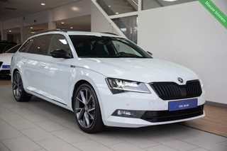 Škoda Superb Skoda Superb Combi 1.4 TSI ACT DSG|2e Eig|SportLine|Trekhaak|Schaalstoel|DAB|Xenon|Dealer Onderhouden - afbeelding nr 2
