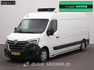Renault Master 135PK Koelwagen L3H2 Carrier Xarios 350 LED Airco Cruise Parkeersensoren Euro6 Koel Koeler KĂĽhl KĂĽhler KĂĽhlwagen KĂĽhlkasten Airco Cruise control