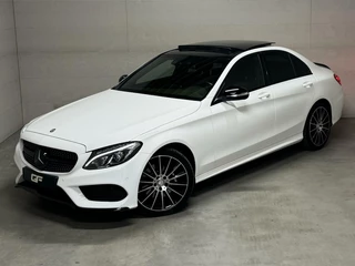 Mercedes-Benz C-Klasse Mercedes C-klasse 400 4MATIC V6 AMG Pano Burmester HUD Lucht - afbeelding nr 11