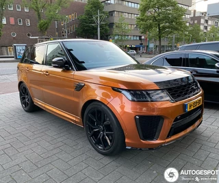 Land Rover Range Rover Sport Land Rover Range Rover Sport 5.0 V8 576PK SC SVR SVO / Quicksilver RVS / Alcantara / carbon - afbeelding nr 17