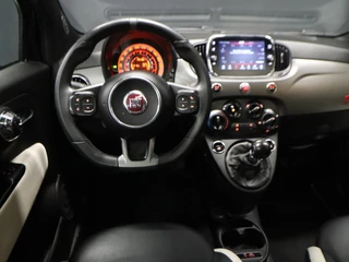 Fiat 500 [CAMERA, PANORAMADAK, CRUISE CONTROL, MULTIFUNCTIONEEL STUURWIEL, NAVIGATIE, NIEUWSTAAT] - afbeelding nr 9