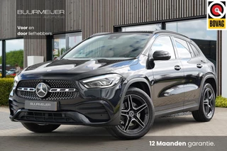 Mercedes-Benz GLA 250 e AMG Line | Sfeerverlichting | Leder | Keyless | Apple CarPlay | Night Pakket | Cruise Control | Stoelverwarming | Zwarte hemel | LED | Dealer onderhouden |