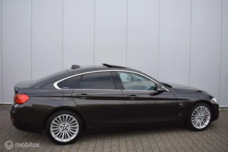 BMW 4 Serie BMW 420i Gran Coupé Luxury Jatoba Schuifdak HUD 360° Camera HiFi Keyless M-Stuurwiel Zeer mooi! - afbeelding nr 4