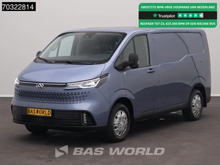 Maxus eDeliver7 Elektrisch L1H1 450km WLTP Stad 77kWh 204PK Snelladen LED ACC Airco Cruise Camera Parkeersensoren L1 Airco