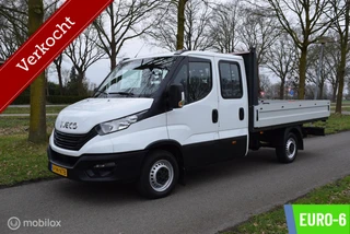 Iveco Daily 35S16D 3.0 160PK EURO-6 | Open Laadbak | 7-persoons Pick-UP | Dubbele Cabine
