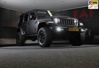 Jeep Wrangler UNLIMITED 4xe 380 RUBICON Sky One Touch / Verhoogd / 360 Camera / Leder / Acc / Leder / Navi / Led / Pdc / 17 Inch