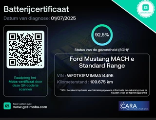 Ford Mustang Mach-E Ford Mustang Mach-E RWD 75 KWH - Carplay, Camera, Digitaal Cockpit, Leer, SOH 92,5% - afbeelding nr 2