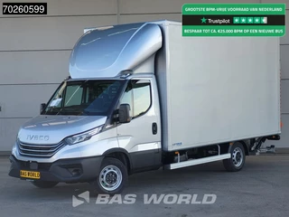 Iveco Daily 35S21 BPM VRIJ! 3.0L Automaat Laadklep Zijdeur ACC LED CarPlay Lat om Lat D'Hollandia 3,5t Trekvermogen Meubelbak Koffer Bakwagen 22m3 Airco