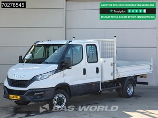 Iveco Daily Iveco Daily 35C16 3.0L Dubbel Cabine Kipper met Kist 3,5t trekhaak Tipper Benne Kieper Airco Dubbel cabine Trekhaak Cruise control - afbeelding nr 6