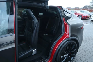 Tesla Model X Tesla Model X P100D Performance + 6p. 613+ PK Autopiloot|Alcantara hemelb.|A cruise|Carbon|Elektrisch sluitende deuren|22Inch|Panodaken|Trhk|Luchtvering|Sfeer verlichting|Cameras|stuur, Stoelverwarming, koeling|Trekgewicht 2250 kg - afbeelding nr 10