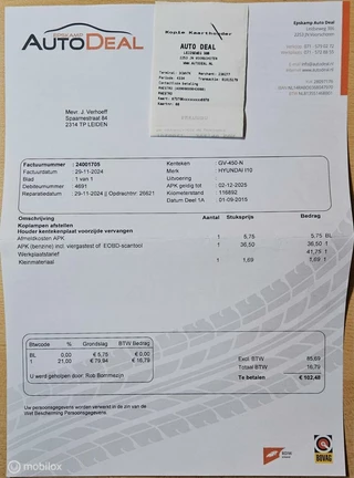 Hyundai i10 Hyundai i10 1.0i i-Motion Comfort Airco Cruise controle NAP - afbeelding nr 26