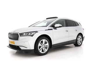 Škoda Enyaq iV (INCL-BTW) *PANO | FULL-LEATHER | ADAPT.CRUISE | HEAD-UP | MEMORY-PACK | FULL-LED | DIGI-COCKPIT | BLIND-SPOT | NAVI-FULLMAP | KEYLESS | CAMERA | SPORT-SEATS | KEYLESS | AMBIENT-LIGHT - afbeelding nr 3