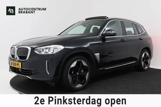 BMW iX3 High Executive 80 kWh M-pakket SoH 99% (1e eig, NL-auto, Dealer OnderH, Trekhaak, Panoramadak, Camera, Leder, StoelV, Etc)