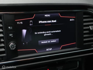SEAT Leon Seat Leon ST TSI 110 PK H6 FR Style Intense Navigatie Clima DonkerGlas Zwarte Hemel Parkeersensoren - afbeelding nr 18