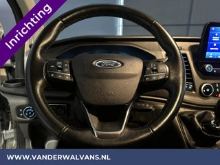 Ford Transit Custom Ford Transit Custom 2.0 TDCI 131pk L1H1 Inrichting Euro6 Airco | Camera | Navigatie | LED | Apple Carplay Cruisecontrol, Stoelverwarming, Verwarmde voorruit, Parkeersensoren, Bijrijdersbank - afbeelding nr 8