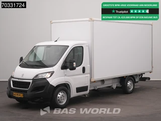 Peugeot Boxer 165PK Laadklep Bakwagen Airco Cruise Camera Standkachel Euro6 Meubelbak Koffer Möbelkoffer LBW Airco Cruise control