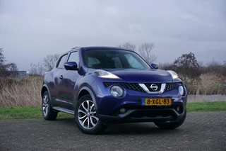 Nissan Juke Nissan Juke 1.2 DIG-T S/S Tekna | Ink Blue | Schuif-/Opendak/Leder/NAV/LED - Gaaf! - afbeelding nr 5