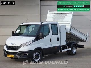 Iveco Daily Iveco Daily 35C14 Kipper met Kist Dubbel Cabine Dubbellucht 3,5t Trekhaak Airco Cruise Euro6 Kieper Tipper Benne 2m3 Airco Trekhaak Cruise control - afbeelding nr 1