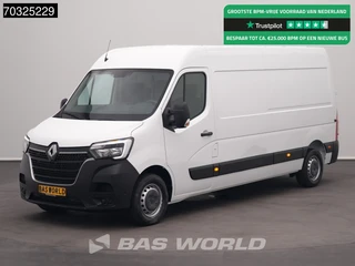 Renault Master 135PK L3H2 LED Airco Cruise Parkeersensoren v+a Euro6 L3 Airco Cruise control