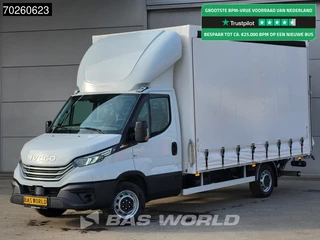 Iveco Daily Iveco Daily 35S21 210PK Automaat Schuifzeilen met Laadklep ACC LED Bakwagen Schuifzeil Zeilen Koffer Meubelbak 22m3 Airco - afbeelding nr 1